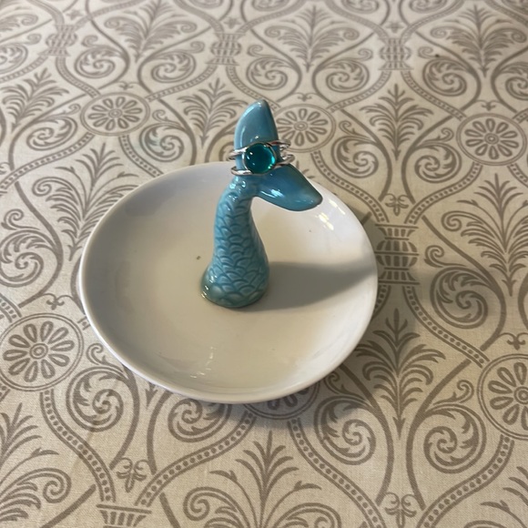 Bottled Up Designs Double Band Ring Sterling Silver Adjustable Mason Jar Glass - Picture 5 of 5